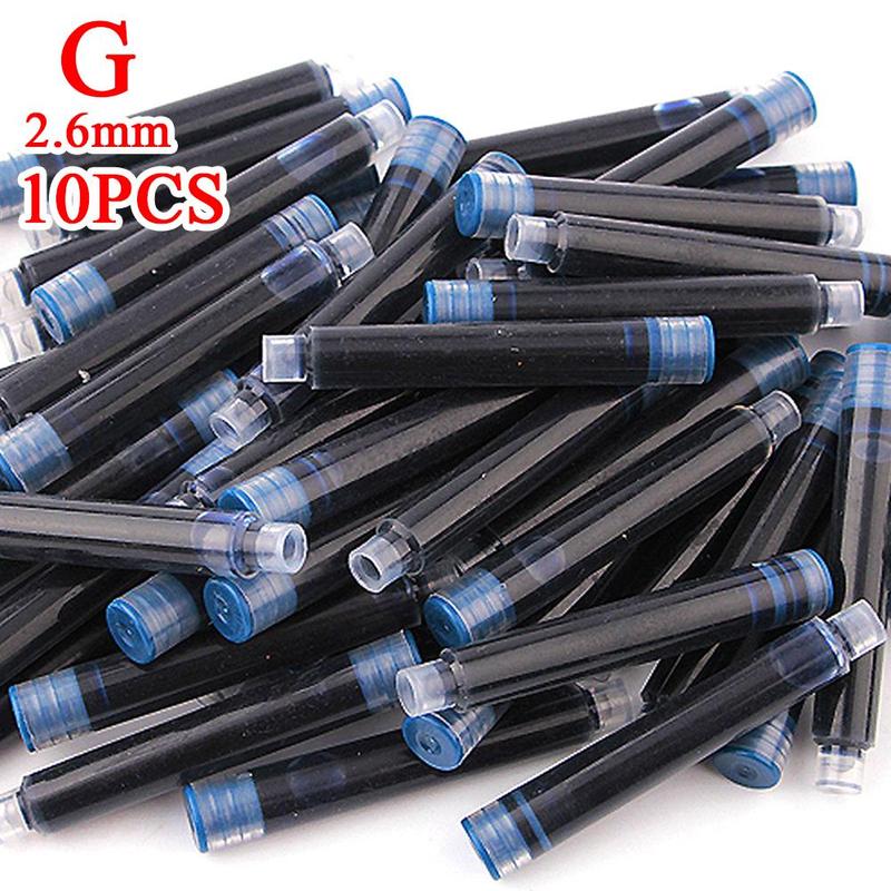 10pcs 3.4/2.6 caliber fountain pen ink cartridges
